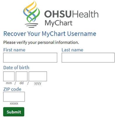 ohsu my chart